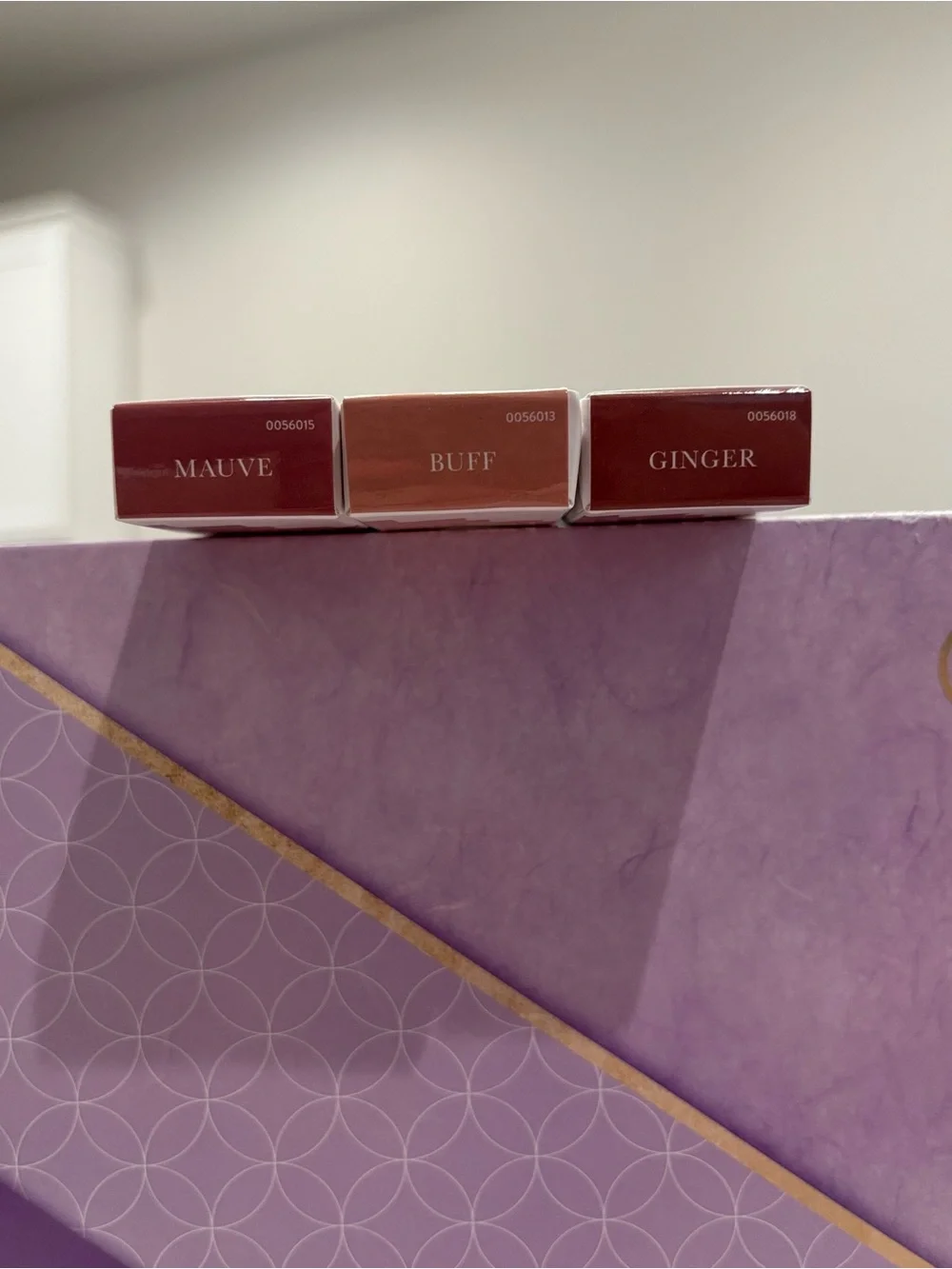Laura Geller Lasting Love Longwear Lip Color Set NIB Mauve Buff Ginger